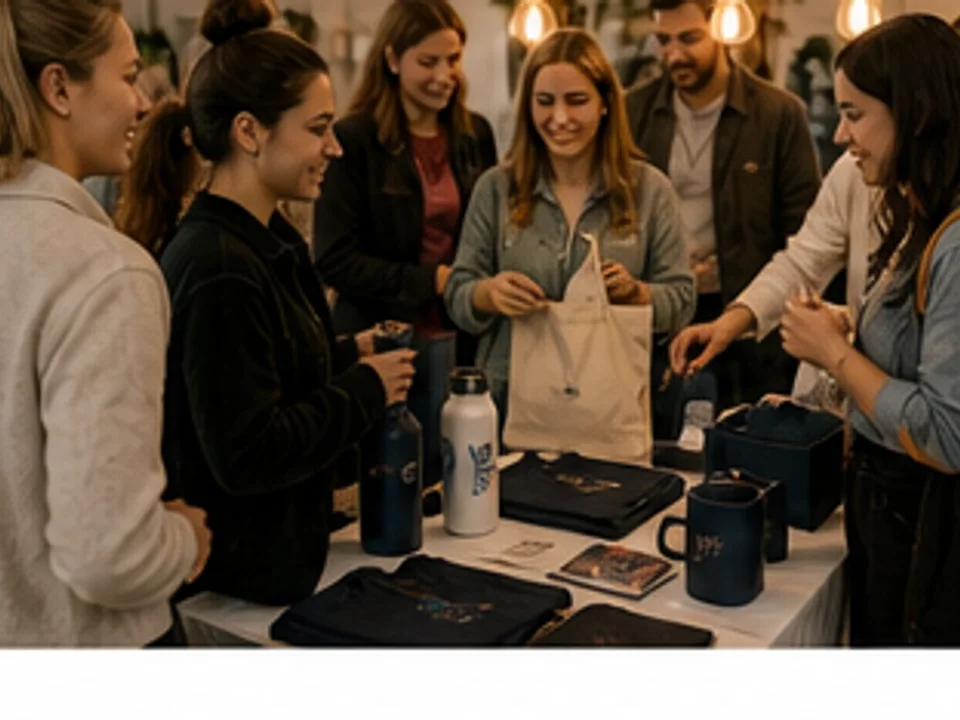 Escena editorial de Crealo para Comunidades online, productos personalizados y venta bajo demanda